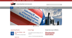 Desktop Screenshot of concretearkansas.org
